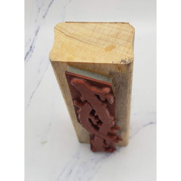 Stampin Up Decorative Tree Branch Border Wood Mounted Rubber Stamp - Picture 3 of 8